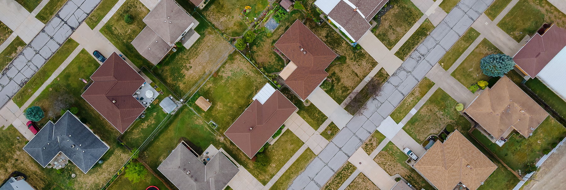 Aerial View of Neighboorhood